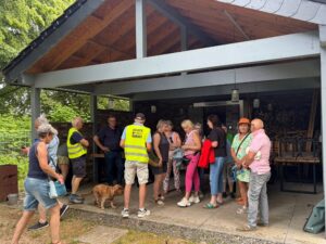 Viele Biber beim Besuch eines Backhauses